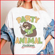 GC1 Zootopia 2 Priscilla Party Animal T-Shirt FLASH 110cm-6XL short sleeve top GC1