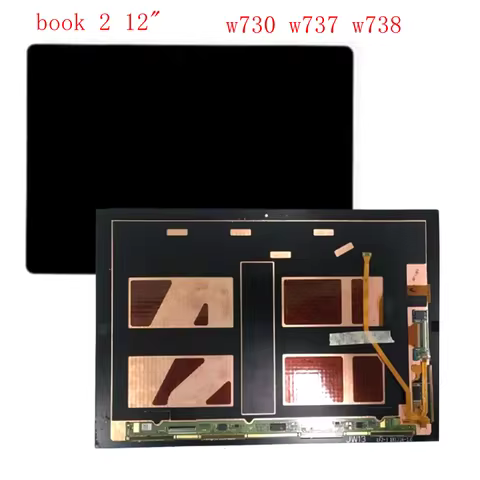 For samsung galaxy book 2 12" Lcd Screen Display+Touch Glass DIgitizer Together w730 w737 w738 book2