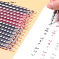 [Prs] 6 Pcs/Set 0.38mm Large-capacity Ink Diamond Tip Gel Pen /Blue/Red Refill Exam Signing Writing 
