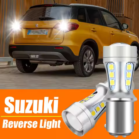 2pcs LED Reverse Light Blub Lamp P21/5W BAY15D For Suzuki Alto Baleno Celerio Grand Vitara Ignis Kiz