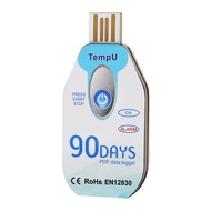 [Ship in 24h] Temp009 Temperature Recorder USB PDF Disposable Data Logger 90 Days Cold Chain Thermom