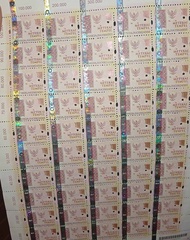 Materai 10000 10rb Tempel Tembus Sinar UV Asli Ori Pos (50 PCS)