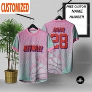 Free Jersey Custom Name Netball Jersey Vollyball Pink 2025 Volleyball Full Sublimated Volleyball Jer