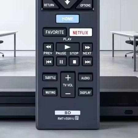 RMT-VB201U Replace Remote Control fit for Sony Blu-Ray BD Disc DVD Player BDP-BX370 BDP-S1700 UBP-X7