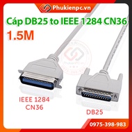 DB25 to IEEE-1284 CN36 printer cable, 1.5M long Connecting PC, industrial computer to receipt printe