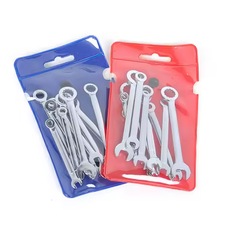 4-11mm 10pcs Mini Spanner Wrenches Set Hand Tool Key Ring Spanner Explosion-proof Pocket British/Met