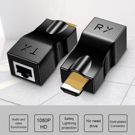 HDMI-compatible Extender 4k RJ45 Ports LAN Network HDMI-compatible Extension Up To 30m Over CAT5e / 6 hotUTP LAN Ethernet Cable