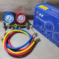 ชุดเกจ์วัดน้ำยาแอร์ BR รุ่น CT-536G เกจ์วัดน้ำยาแอร์ R22 R134 พร้อมสายชาร์จ 36 นิ้ว สินค้าพร้อมส่ง