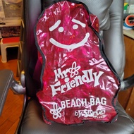 特大 mr friendly beach bag 背包 透明沙灘袋 絕版