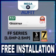 [FREE INSTALLATION] Aufit Aircond Standard Inverter R32 1.0HP ~ 2.5HP (FF Series)
