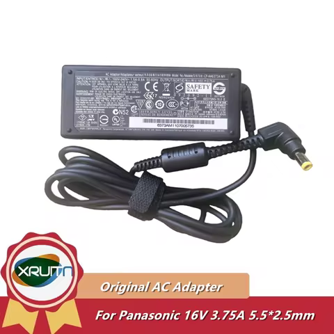 Original CF-AA6373A M1 16V 3.75A 60W CF-AA6372B AC Adapter For Panasonic TOUGHBOOK CF-R3 CF-18 CF-19
