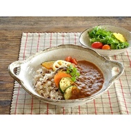 Made Minoyaki White Tangjin Double Ear Curry Plate In Japan|Deep Dinner Bowl Large Soup Japanese Pasta Dish Fujitsu Sales