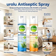 Urolu Antibacterial Disinfectant Spray Orange 465ml – kill Flu and Covid-19 virus, Instant Fresh Air