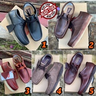 (FREE GIFTS 🎁) CLARKS WALLABEES  [READY STOCK] Genuine Leather SMART CASUAL  S1010001 KASUT KULIT LE