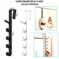GANTUNGAN Clothes hanger door cupboard hat bag 5 naillessHOOK/hanger clothes hanger multi-function c