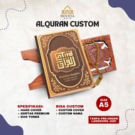 Hooda - Al-Quran Custom Name Of The Gift Of The Quran As A Gift For The Koran, Tajwid Nahwu, Koran And Non Translation Photos Without Latin Size Per Word Syaamil A5 &amp; A6