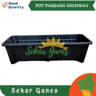Ada Pot Bunga Panjang Highway 55 Hitam Pot Panjang Hw 50cm Pot Bunga