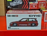 全新 MINI GT KAIDO HOUSE 156 HONDA CIVIC EF KAIDO WORKS V2  本田 思域 合金 模型車