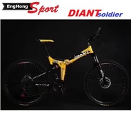 Transformer FOLDING Bike, Foldable bicycle 26inch mountain folding bicycle (Aluminium Rim) basikal l
