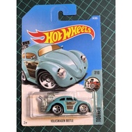 Hot Wheels Tooned Volkswagen Beetle Wood Panel Green Woodie 74/365 HW Tooned Series 2017 Diecast 1/6