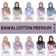 Bawal Square | Bawal Cotton Premium Printed Corak Bidang 45