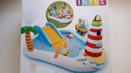 INTEX57162 原廠 噴水燈塔溜滑梯充氣遊戲水池 幼兒游泳池 幼兒玩水池 遊戲球池 兒童遊樂園 遊戲池 送修補貼