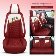 Full Set of 5-seater Leather Car Seat Covers -360 Full Surround Satria/kenari/kembara/wira/saga Old/saga Vvt/iswara/myvi/viva/axia/kusyen Kereta Universal 1   0