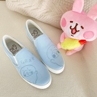 Paidal x 卡娜赫拉的小動物 恐龍系列休閒鞋懶人鞋不彎腰鞋-水藍