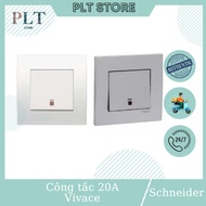 Schneider 20A Single 2-Pole Switch Set Vivace Series KB31D20NE_WE_G19, KB31D20NE_AS_G19