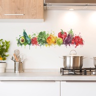 ~~ Vanxi fun-d7 Creative Painted Fruits Vegetables Kitchen Restaurant Home Beautify Wall Stickers Se