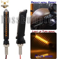 BLADE SHAPE 12 RUNNING LED TURNING SIGNAL LIGHT UNIVERSAL Y15ZR Y15 Y125Z RS150