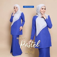 🌸KURUNG PASTEL NAVY BLUE BABY BLUE SKY BLUE TEAL BLUE EMERALD ROYAL BLUE BAJU BRIDESMAIDS SEDONDON P