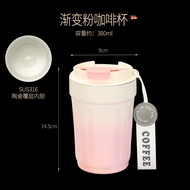 แก้วกาแฟแบบพกพา แก้วน้ำอุ่น แก้วน้ำเย็น แก้วเซรามิก 316 สแตนเลส ทรงเก๋ไก๋ สำหรับผู้ชายและผู้หญิง