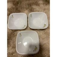 corelle square rice bowl sold per pc