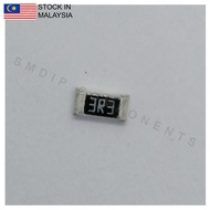 10PCS Taiwan-Grade 3.3R ±5%, 0603 SMD Resistor (3R3)
