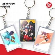 GANTUNGAN Dandadan Anime Keychain Anime Keychain/ Anime Keychain/ Momo/