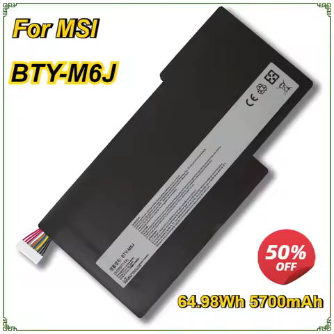 NEW BTY-M6J Laptop Battery for MSI GS63 GS63VR 6RF GS73 GS73VR 6RF MS-17B1 MS-16H2 MS-16K2 GS63VR-7R