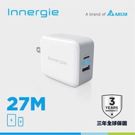 【Innergie】 27M 27瓦 雙孔 USB-C 極速充電器
