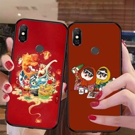 Xiaomi redmi note 6 / redmi 6 pro Glass Phone Case With Happy New Year CNY 2024