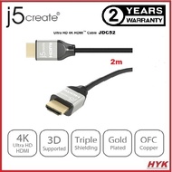 J5 JDC52 Ultra HD 4K HDMI Cable (2.0m)