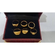 [SIAP KIRIM] CINCIN ANAK HURUF MERICA VARIASI EMAS ASLI 16K