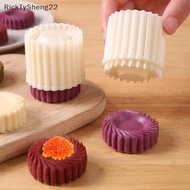 RT Detachable Mooncake Mold Stamp with Multiple Patterns Non-Sti Food Grade Pastry Tool for Home DIY