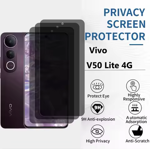 For Vivo V50 Lite Anti-privacy phone screen glass for Vivo V50 Lite 4G tempered glass For Vivo V50 L