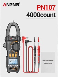 Digital Multimeter Clamp Meter ANENG PN106/PN107 600A DC Current NCV Voltage Capacitor Resistor Buzz