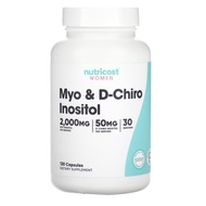 Nutricost, Women, Myo & D-Chiro Inositol, 120 Capsules