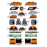 Phù Hợp Cho KTM Nhãn Dán Mô Tô EXC Off-Road Phản Quang Chống Thấm Nước Dán Mũ Bảo Hiểm Sửa Đổi Duke/