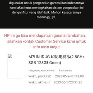 redmi note 12 8/128 second garansi panjang