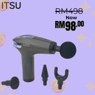 ITSU iFlex Massage Gun - 4 Convertible Massage Heads - 8 Adjustable Speed Levels