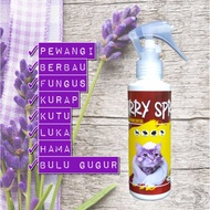 spray kucing ubat kurap anjing kucing ubat kutu anjing arnab FLURRY SPRAY 150ml
