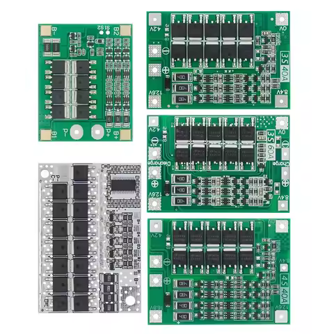 3S 4S 5S Li-ion Lithium Battery 18650 Charger BMS 25A 30A 40A 60A 100A Protection Board with Balance